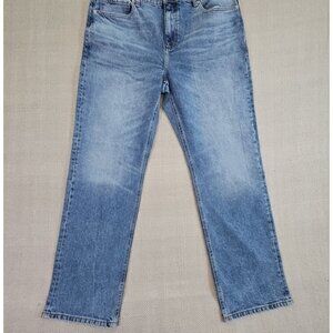 Mode of One Jeans Men's 36W 32L Blue Denim Stretch Straight Leg Quiet Luxury NWT